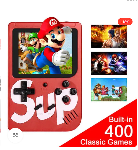 SUP Game Box 400-in-1 – Handheld & TV Compatible