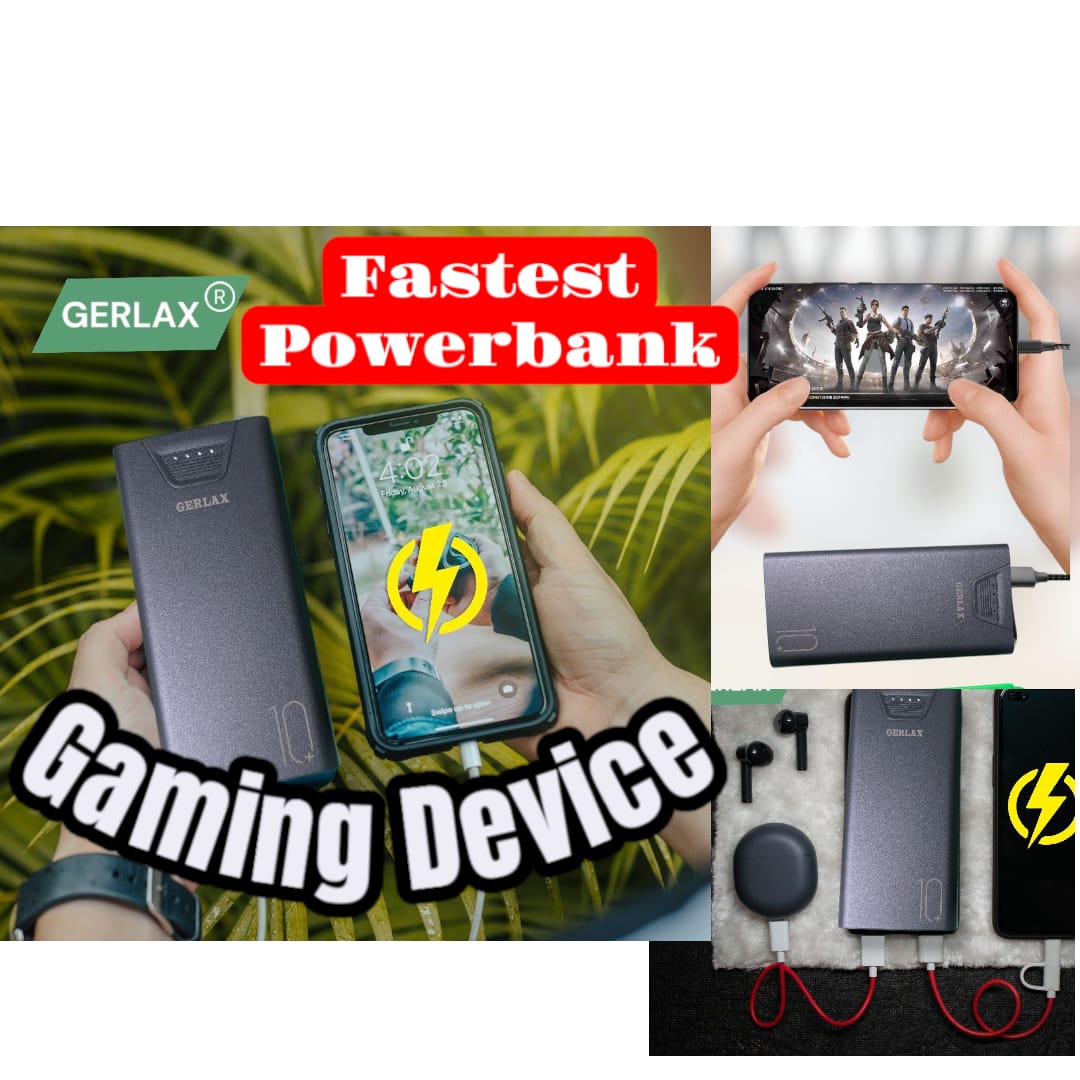 Gerlax Battery Bank 10000 mAh Lithium Battery