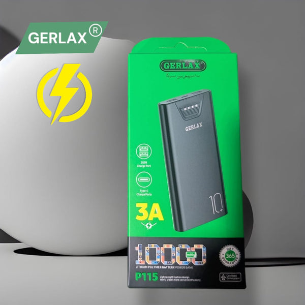 Gerlax Battery Bank 10000 mAh Lithium Battery