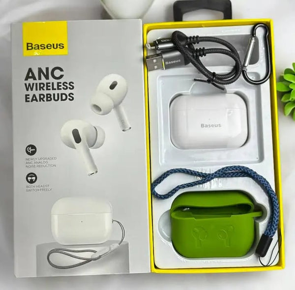 Baseus ANC Wireless Earbuds - Free silicon case inside