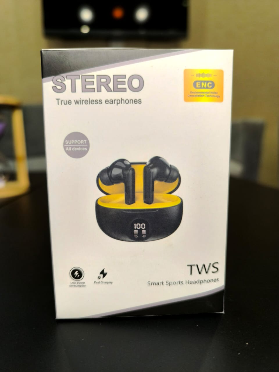 ENC AI TWS EarBuds Digital Display